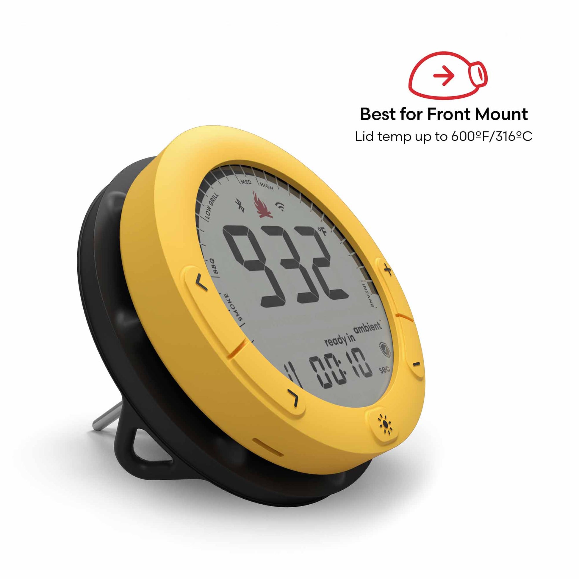 Giant Grill Gauge with Deflector Shield, 3/4 view