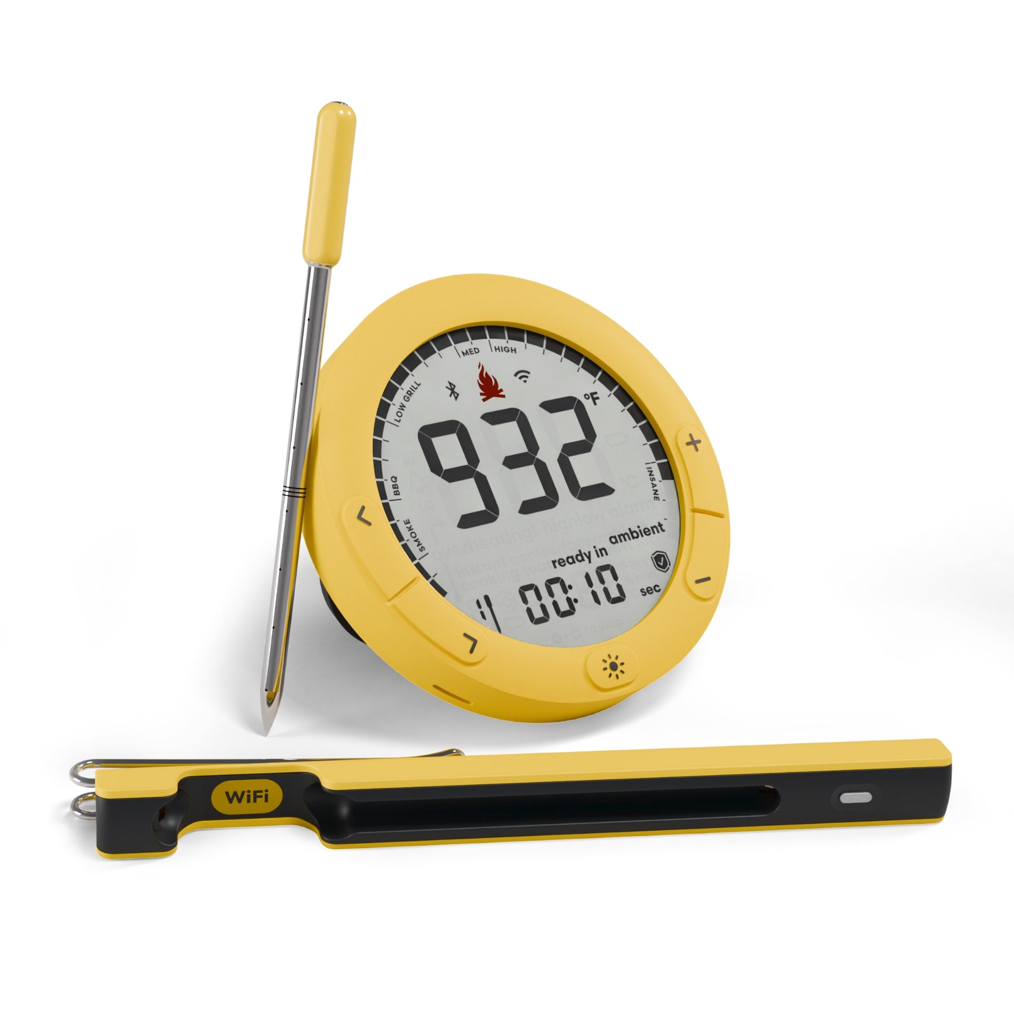 Predictive Thermometer with WiFi Giant Grill Gauge